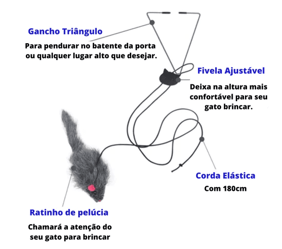 Brinquedo interativo para gatos ®CatHunter